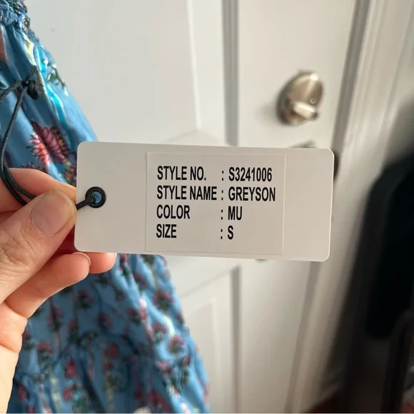 NWT Saylor Greyson Dress - Blue Size S - Picture 6 of 7